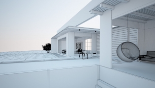pool_hous_wire_frame